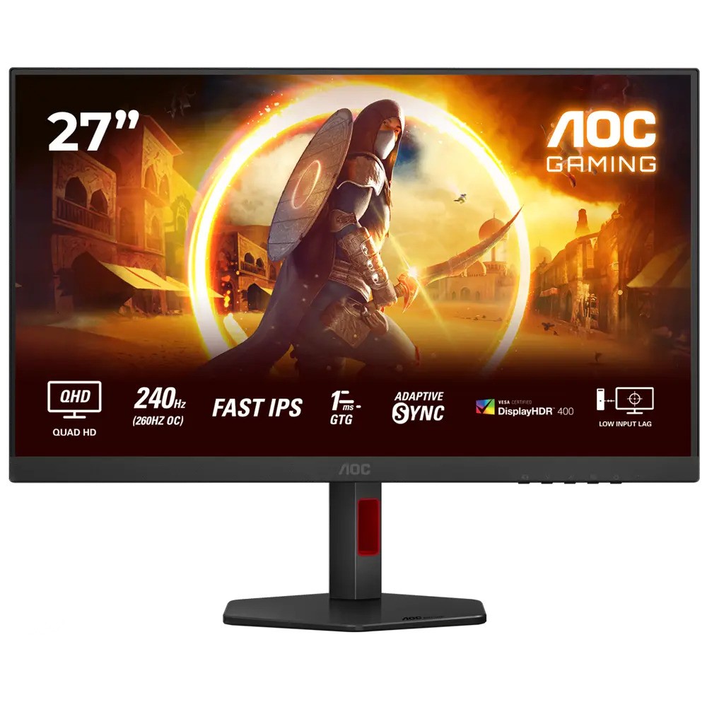 AOC Q27G4ZR, 27'', IPS, QHD, 240Hz,HAS,zvuč