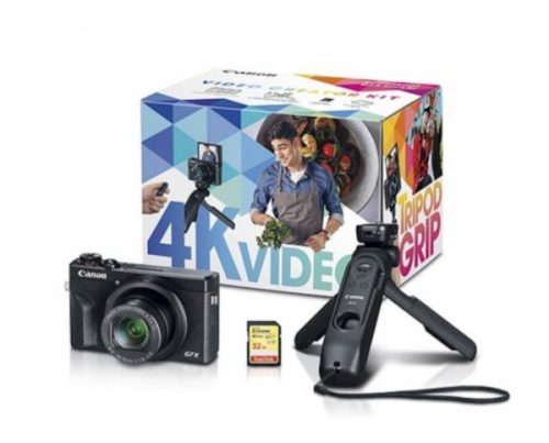 Canon PS G7 X mark III, crni Vlogger kit