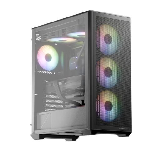 LC-Power 811B Meshwork_XL Dark, crno,bez napajanja