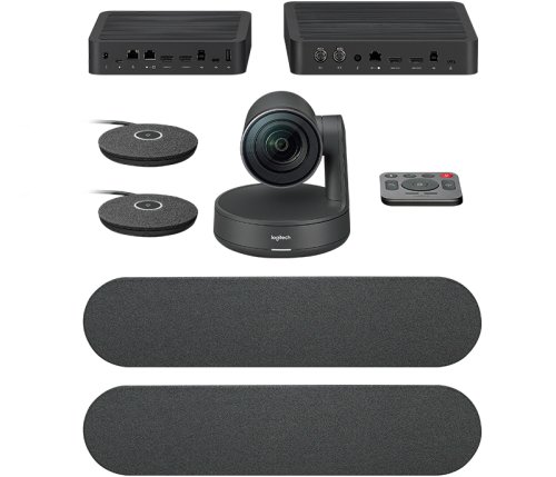 Logitech Rally Plus, kamera + zvučnici + mikrofoni