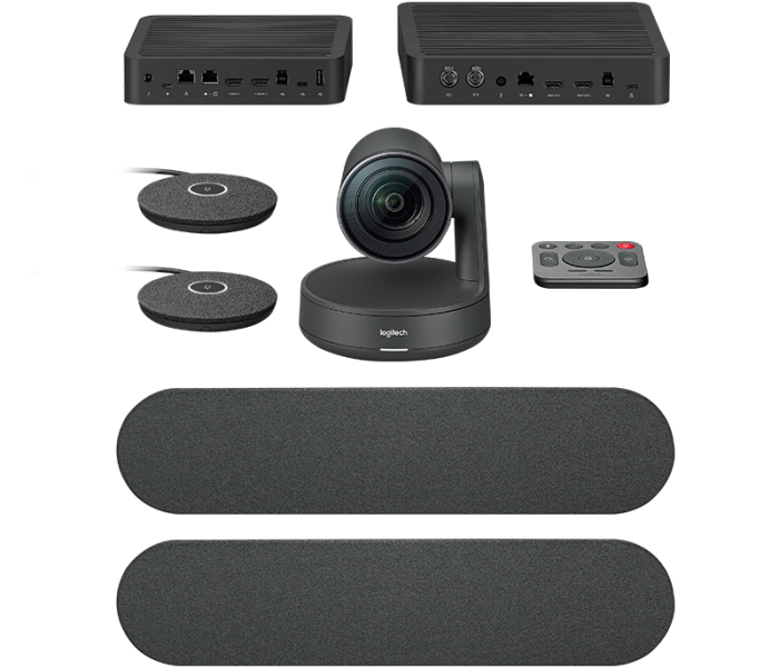 Logitech Rally Plus, kamera + zvučnici + mikrofoni