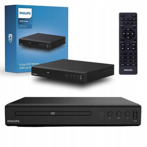 Philips DVD player TAEP200, crni