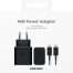 Samsung brzi kućni punjač 45W+USB Type-C kabe,crni