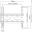 SBOX zidni stalak za TV 23”-43” , do 45 kg