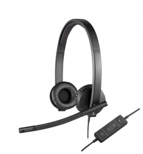 Logitech H570e Headset, Stereo, USB