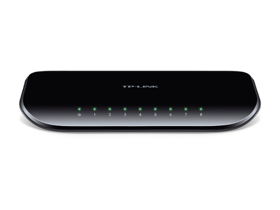 TP-Link TL-SG1008D, 8-port GbE switch, plastično
