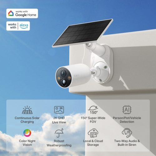 TP-Link Tapo C425 SolarPowered Security Camera kit