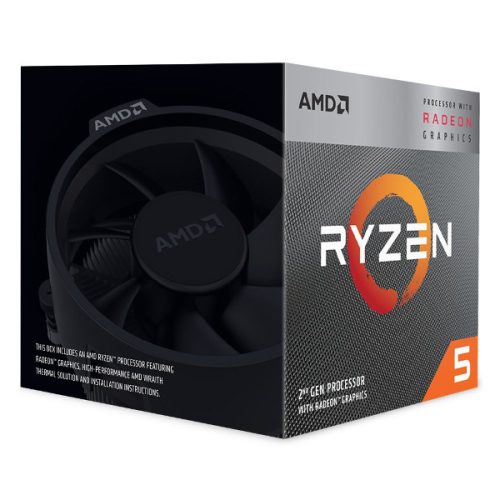 AMD Ryzen 5 3400G, 4C/8T, 3.7GHz,RX VEGA, box, AM4