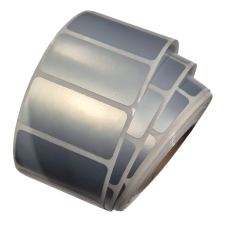 Etikete 40x20 - 1000 kom rola,f40, PET silver