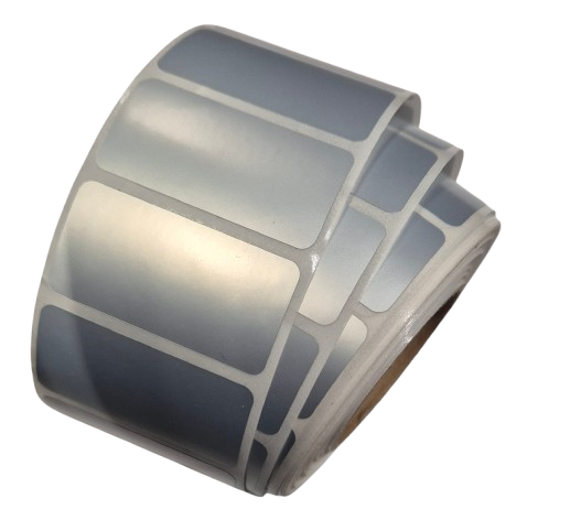 Etikete 40x20 - 1000 kom rola,f40, PET silver
