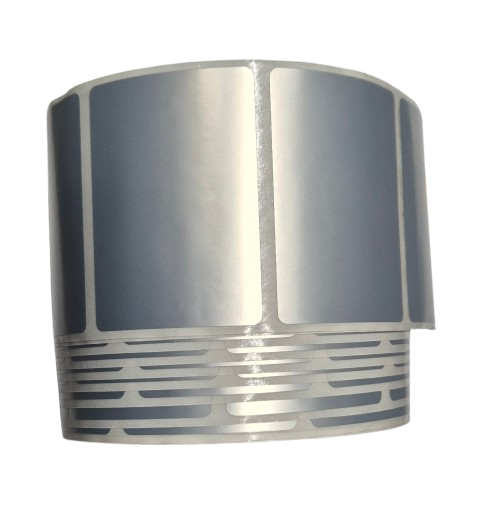 Etikete 51x37 - 1000 kom rola,fi40, PET silver