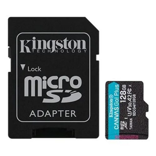 Kingston microSD, Canvas Go! Plus, R200/W100,128GB