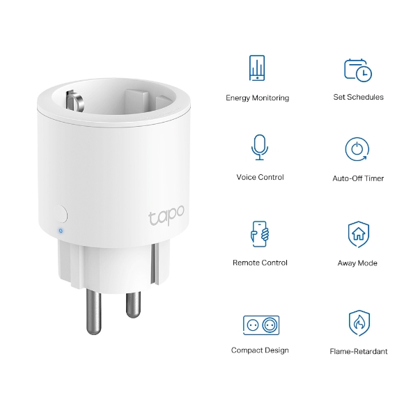 TP-Link Tapo Tapo P115 Mini Smart Wi-Fi monitoring
