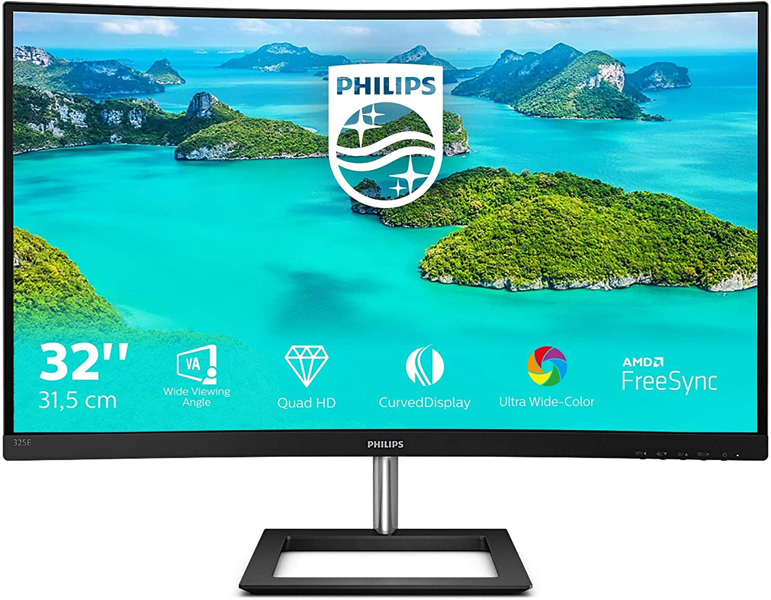 Philips 325E1C, QHD, VGA, HDMI, DP