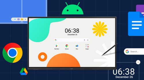 Samsung LH65WAFWLGCXEN, 65" Android touch display