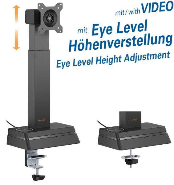 Transmedia Monitor mount with eye-level height adjustment