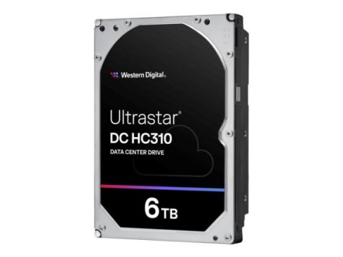 Western Digital 6 TB 3,5" HDD, DC HC310, 7200 RPM, 512MB, SAS