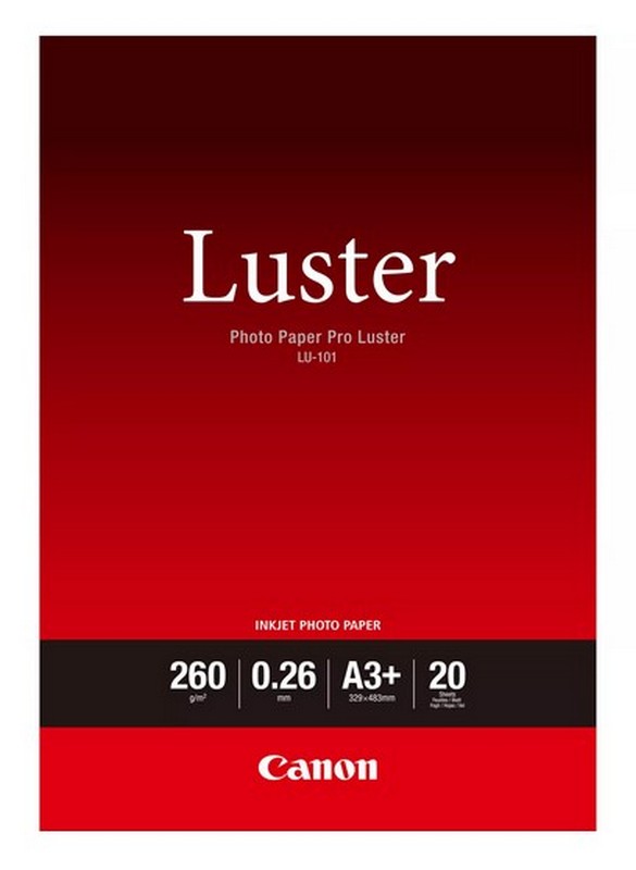 Canon Photo Luster Paper LU101 - A3+ - 20L