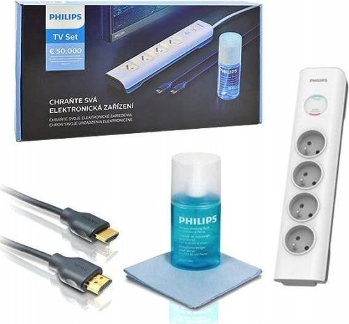 Philips TV set, HDMI, produžna letva, krpica