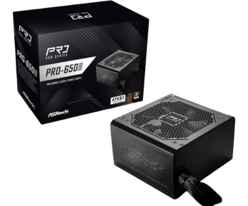 ASRock PSU PRO Series PRO-650B, 650W, 80 Bronze