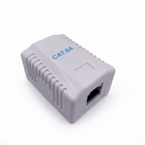 Gembird CAT6A FTP single port surface mount box