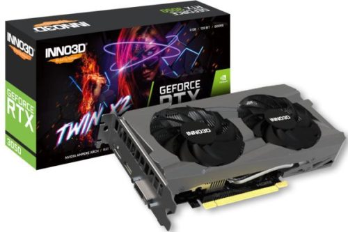 INNO3D GeForce RTX 3050 TWIN X2, 8GB GDDR6 - BULK