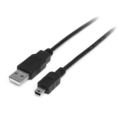 NaviaTec USB 2.0 A muški na Mini B kabel, 1,5m, crni
