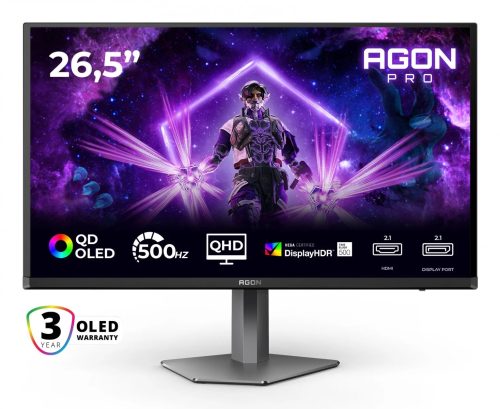 AGON AG276QKD2 27", QD-OLED, 2XHDMI, 2xDP, 500Hz
