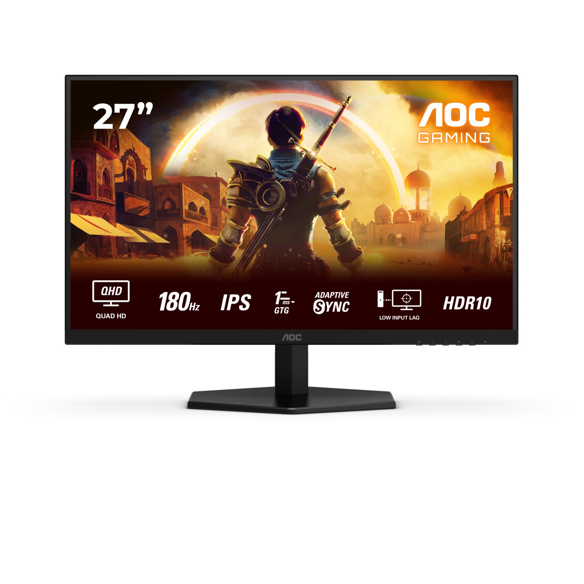 AOC Q27G42XE, 27'', QHD IPS, 180Hz, HDMI, DP, zvuč