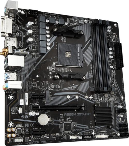 Gigabyte GA-A520M-DS3H AC,AM4,S3, U3, mATX