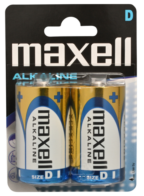 Maxell alk. baterija LR-20/D,2kom, blister