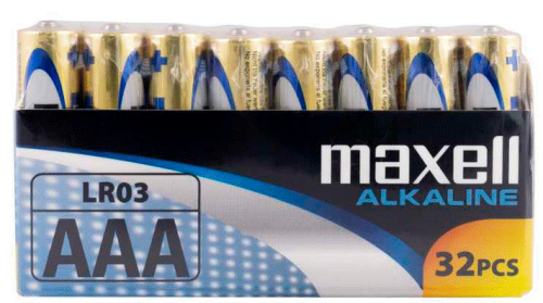 Maxell alkalne baterije LR-3/AAA, 32 komada