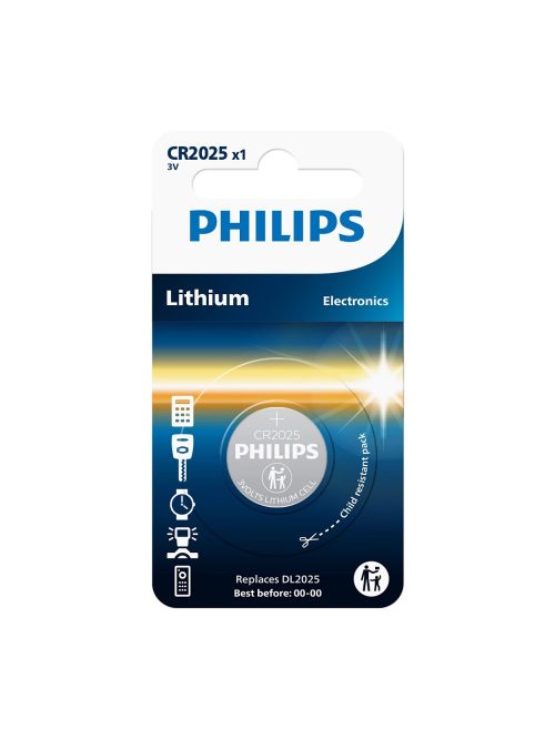 Philips baterija CR2025, 3V, 1 komad