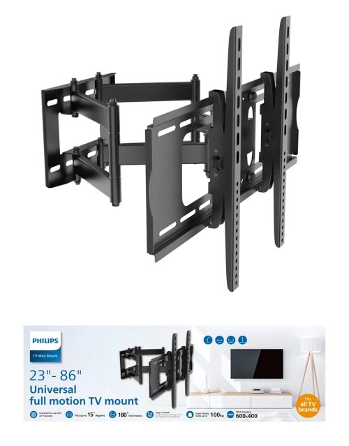 Philips TV nosač SQM9640, zglobni, 23"-86", 55kg