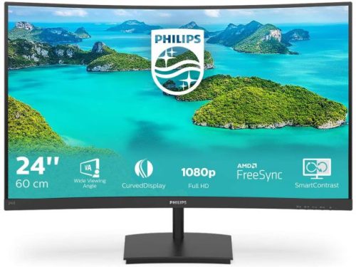 Philips 23,6" 241E1SC, VGA, HDMI, 75Hz