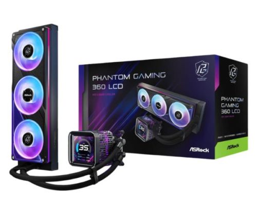 ASRock Phantom Gaming 360 LCD AIO Liquid Cooler