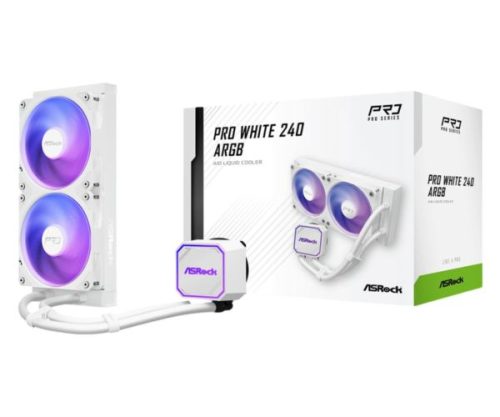 ASRock Pro White 240 ARGB AIO Liquid Cooler