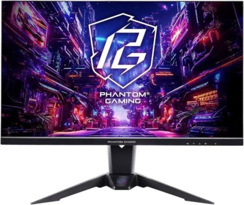 ASRock Gaming Monitor PG27QRT2A, 27", QHD, VA, 180Hz, 1ms, WiFi Antenna, Curved