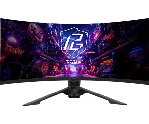ASRock Gaming Monitor PG34QRT2B, 34", WQHD, VA, 180Hz, 1ms, WiFi Antenna, Curved