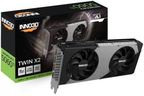 INNO3D GeForce RTX 5060 Ti TWIN X2, 16GB GDDR7