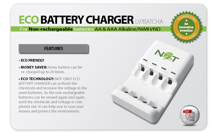 LifeView Battery charger LV7BATCHA