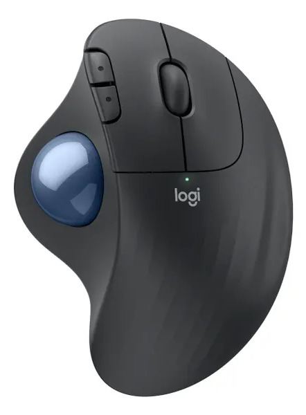 Logitech Ergo M575S Wireless Trackball Mouse, Graphite Blue