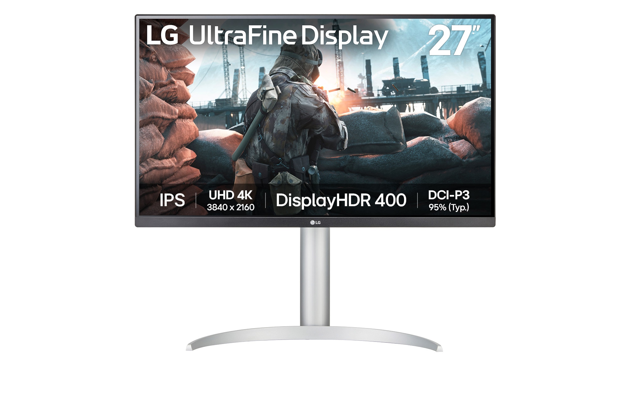 LG 27UP650K 27" UHD IPS 60Hz, DP, 2xHDMI, HAS