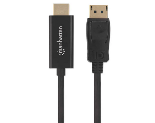 Manhattan kabel DisplayPort M to HDMI M, 1m, crni