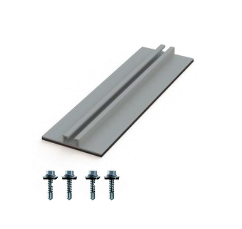 Trapezoidal rail 400 mm/ MEDIUM (25 mm), EPDM