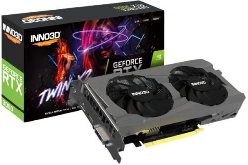 INNO3D GeForce RTX 3050 TWIN X2 V2, 6GB GDDR6