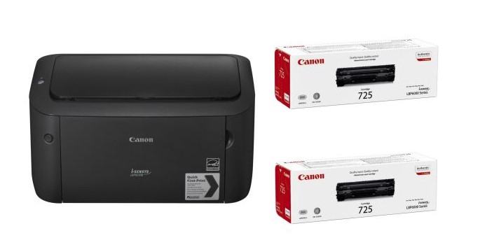 Canon laser i-SENSYS LBP6030B + 2xCRG725