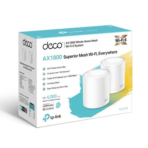 TP-Link Deco X20  AX1800 Whole Home Wi-Fi 2-pack