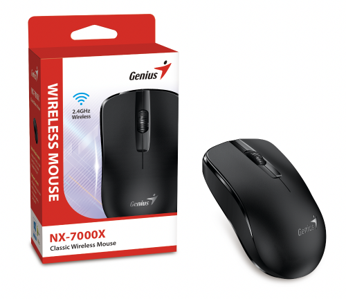 Genius NX-7000X, bežični miš, crni