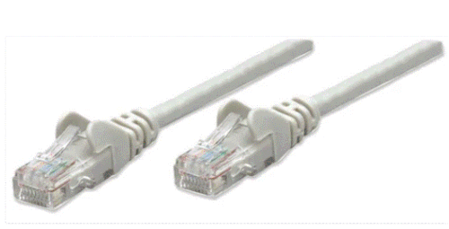 Intellinet Cat6, CCA, U/UTP, PVC, RJ45, 15m, sivi